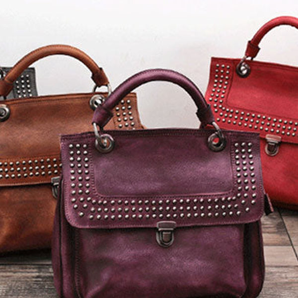 Handmade Leather phone bag handbag purse for women leather shoulder bag crossbody bag