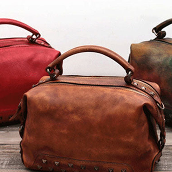 Handmade Leather phone bag handbag purse for women leather shoulder bag crossbody bag