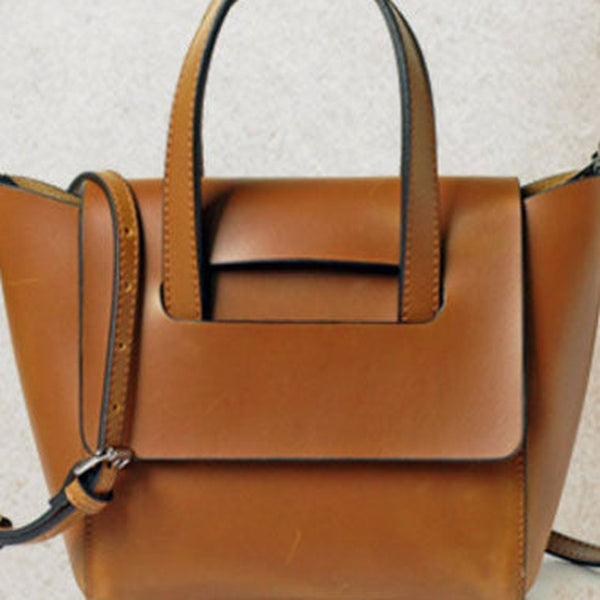 Handmade Vintage Leather Womens Handbag Shoulder Bag for Women