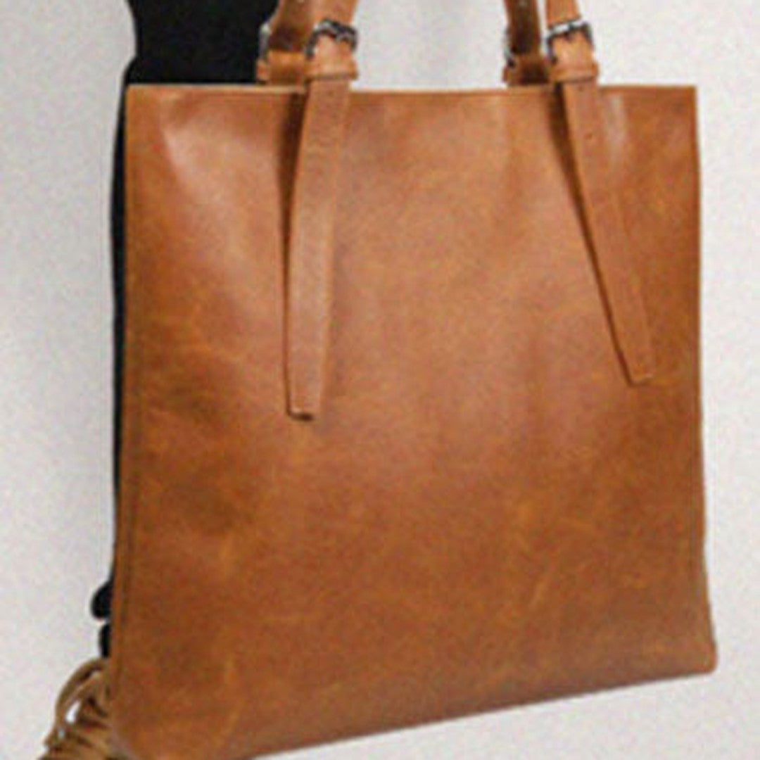 Handmade Leather handbag shoulder bag large tote for women leather shopper bag