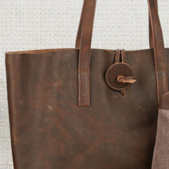 Handmade Leather handbag shoulder bag tote for women leather shopper bag
