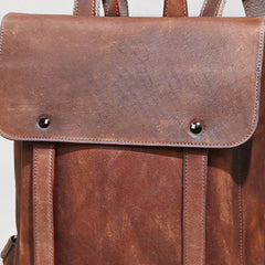 Handmade Mens Leather School Backpacks Bag Travel Backpack for Men