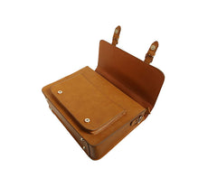 Vintage Cambridge Satchel Bag - Open View - EverHandmade