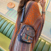 Boho Canvas Sling Bag Crossbody Bag Crossbody Backpack Canvas Boho Embroidery Shoulder Bag - Feltify
