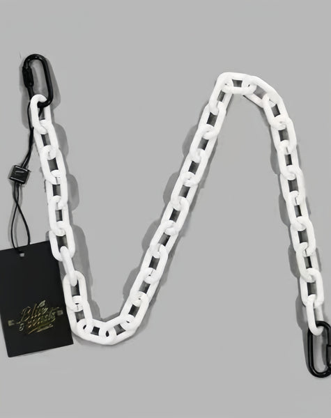 Cute Womens White Resin Jeans Chain Resin Light Wallet Chains Panties Chain For Men