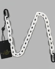 Cute Womens White Resin Jeans Chain Resin Light Wallet Chains Panties Chain For Men