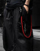 Wooden Beaded Wallet Chain Ball Wallet Chain Red Wallet Chain for Women