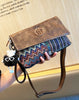 Bohemian Canvas Clutch Purse Women Canva Boho Shoulder Bag Convertible Embroidery Boho Canvas Bag