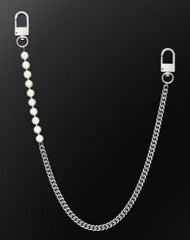 Pearl Wallet Chain Long Pearl Wallet Chain Ball Wallet Chain