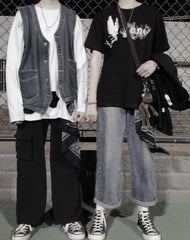 Paisley Bandana Kerchief Trousers Chain Pants Chains Biker Headscarf Jeans Chains