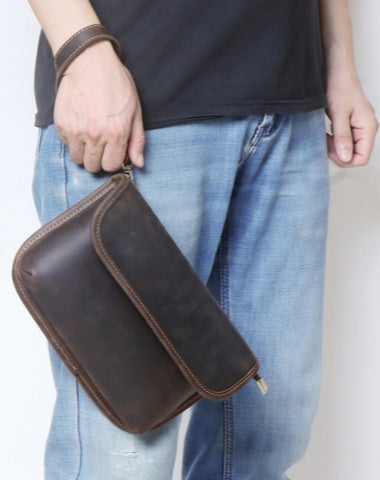 Small Shoulder Clutch Bag Crossbody Clutch Bag Mens Leather Crossbody Bag Clutch