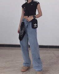 Black Paisley Bandana Kerchief Trousers Chain Pants Chains Biker Headscarf Jeans Chain Pants Chain