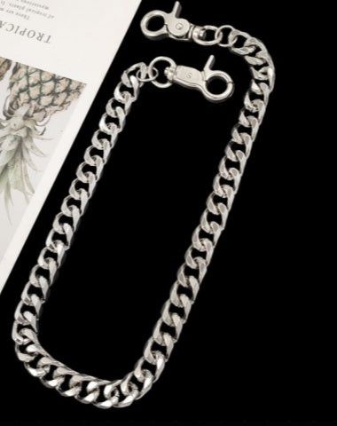 Cool Silver Biker Wallet Chain Vintage Silver Trousers Chain Wallet Chain For Men