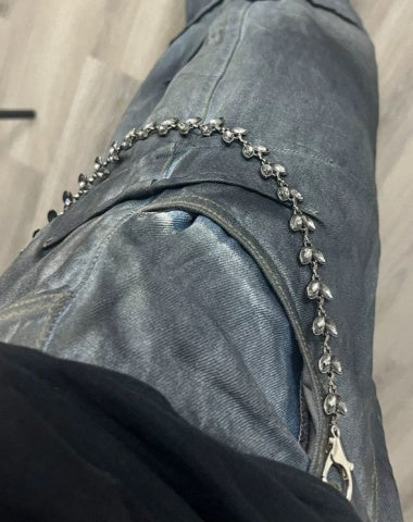 Vine Wallet Chain for Women Vine Gem Wallet Chain Gem Womens Wallet Chain