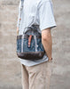 Denim Mini Tote Crossbody Bag Women 