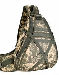 Sansha Camouflage Tactical One Strap Backpack For Men Tactical Sling Bag For Men Nylon Military Backpack