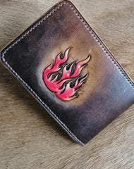 Flame ID Holder Wallet Mens Wallet with ID Window