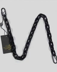 Cute Womens Black Resin Jeans Chain Resin Light Wallet Chains Panties Chain For Men