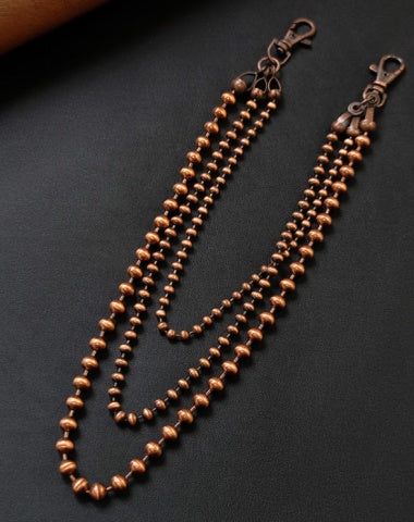 Beaded Wallet Chain Ball Wallet Chain Triple Wallet Chain Long Wallet Chain