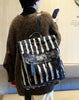 Black$White Denim Backpack Bag Womens Denim Backpack Purse