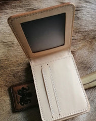 Floral ID Holder Wallet Mens Wallet with ID Window 