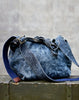 Blue Jean Tote Bag Denim Tote Handbag Denim Tote Bag Women Blue Denim Tote Shoulder Bag