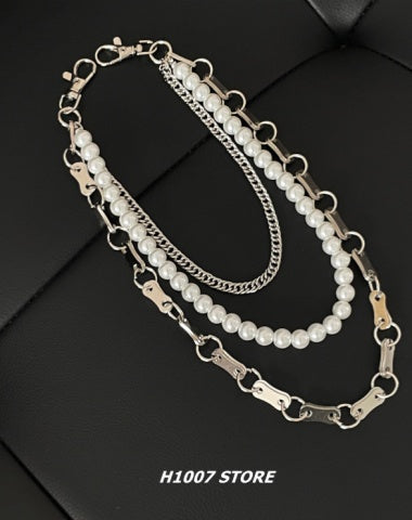Triple Wallet Chain Pearl Wallet Chain Ball Wallet Chain Bead Wallet Chain