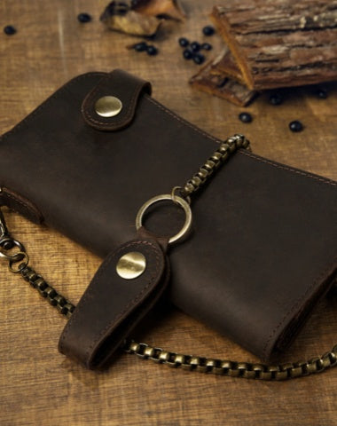 Wallet W Chain Mens Chain Wallets Men Wallet With Chain Leather Wallet With Chain for Men