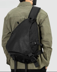Cool Travel Large Sling Bag For Big Men Nylon Large Hiking Sling Bag For Big Men