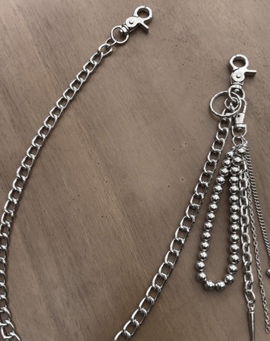 Biker Wallet Chain Beaded Wallet Chain Long Wallet Chain Ball Wallet Chain