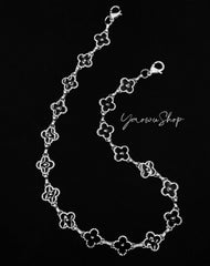 Flowers Wallet Chain for Women Four-Leaf Clover Wallet Chain Womens Wallet Chain