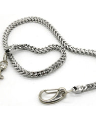 Silver Square Stainless Steel Wallet Chains Biker Wallet Chain Cool Silver Pants Chain For Men