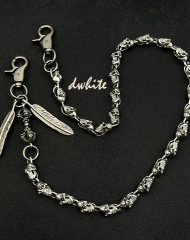 Skull Wallet Chains Long Wallet Skull Chain Skull Chain for Wallet