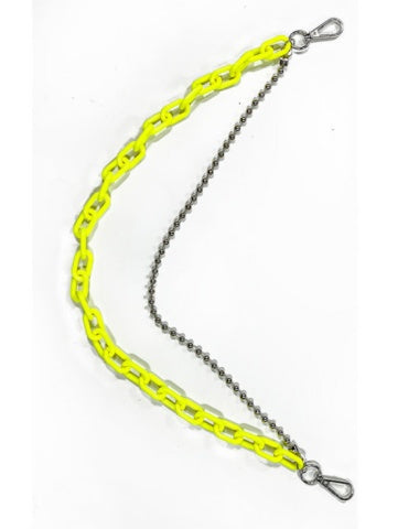 Cute Womens Fluorescein Plastics Jeans Chain 