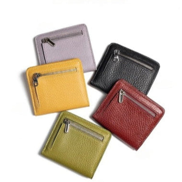 Women's Small Wallet Women's Billfold Leather Billfolds for Women Women's Short Wallet