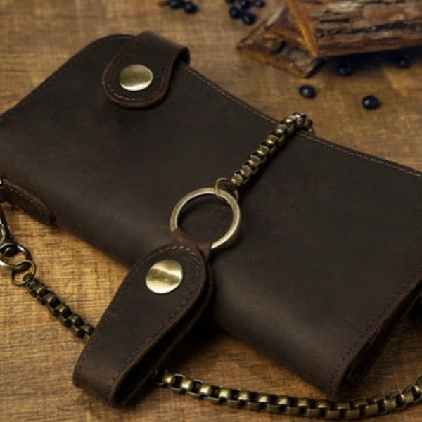 Wallet W Chain Mens Chain Wallets Men Wallet With Chain Leather Wallet With Chain for Men