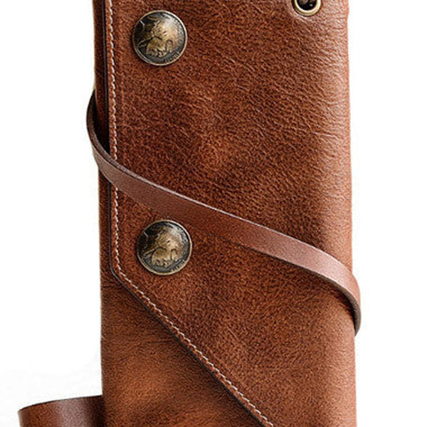 Biker Chain Wallet Leather Wallet With Chain Mens Leather Chain Wallet for Men