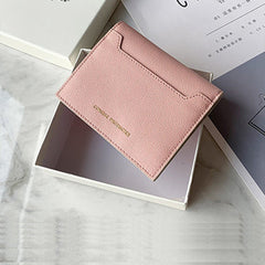 Cute Women Pink Leather Card Holders Slim Card Wallet Card Holder Wallet For Women