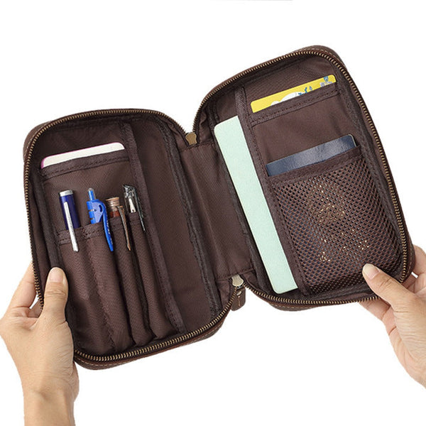Mini Briefcase Bag Leather Brown Leather Mini Briefcase ipad Mini Briefcase for Men