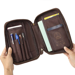 Mini Briefcase Bag Leather Brown Leather Mini Briefcase ipad Mini Briefcase for Men