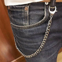 Solid Stainless Steel Cool Punk Rock Wallet Chain Biker Trucker Wallet Chain Trucker Wallet Chain for Men