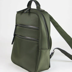 Womens Nylon Backpack Purse Green Best Satchel Backpack Nylon School Rucksack for Ladies