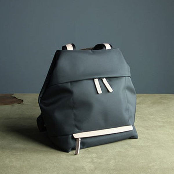 Womens Black Nylon Backpack Best Satchel Backpack Purse Nylon School Rucksack for Ladies