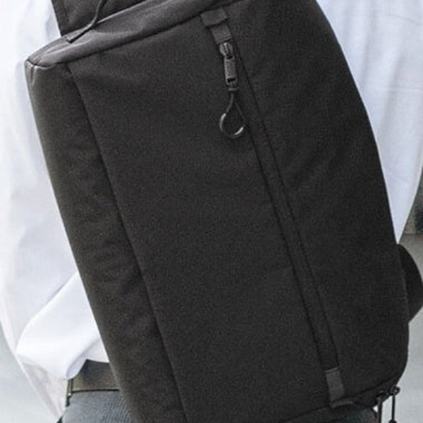 Bussiness Black 14‘’ Laptop Large Sling Bag For Big Men Work Large Sling Bag For Men