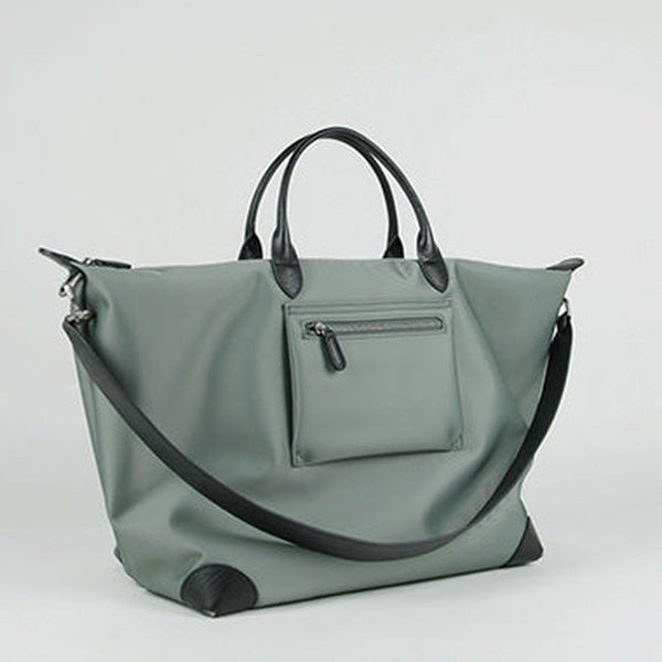 Light Green Womens Nylon Shoulder Totes Green Womens Nylon Shoulder Handbag Nylon Handbag Purse for Ladies