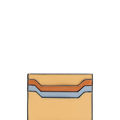 Cute Women Yellow Leather Card Holder Contrast Color Card Wallet Card Holder Credit Card Holder For Women