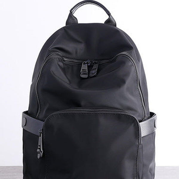 Womens Nylon Backpack Best Satchel Backpack Purse Nylon Black School Rucksack for Ladies