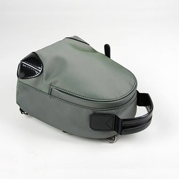 Womens Nylon Small Backpack Purse Light Green Convertible Crossbody Bag Nylon Backpack Shoulder Bag for Ladies