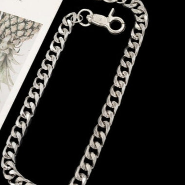 Silver Womens Wallet Chain Biker Wallet Chain Cool Silver Pants Chain For Men