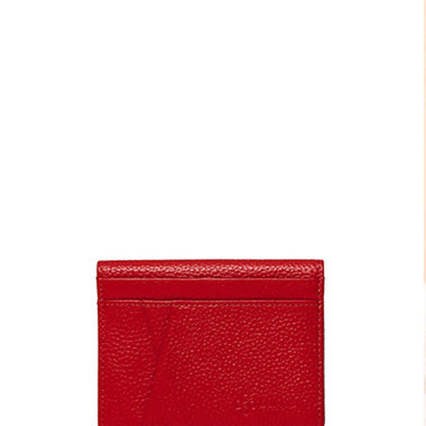 Cute Women Red Leather Card Holder Slim Card Wallet Red Card Holder Credit Card Holder For Women